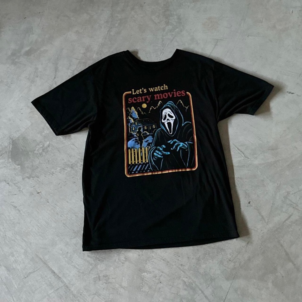 Let's Watch Scary Movies T-Shirt